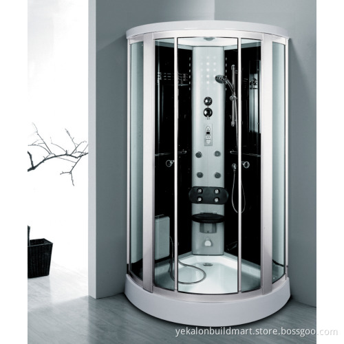 shower enclosure for bathroom with clear glass